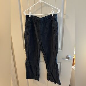 Athleta Retreat Linen High Rise Wide Leg Pant